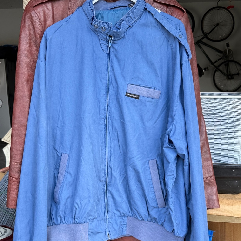 Members Only Sky Blue Jacket